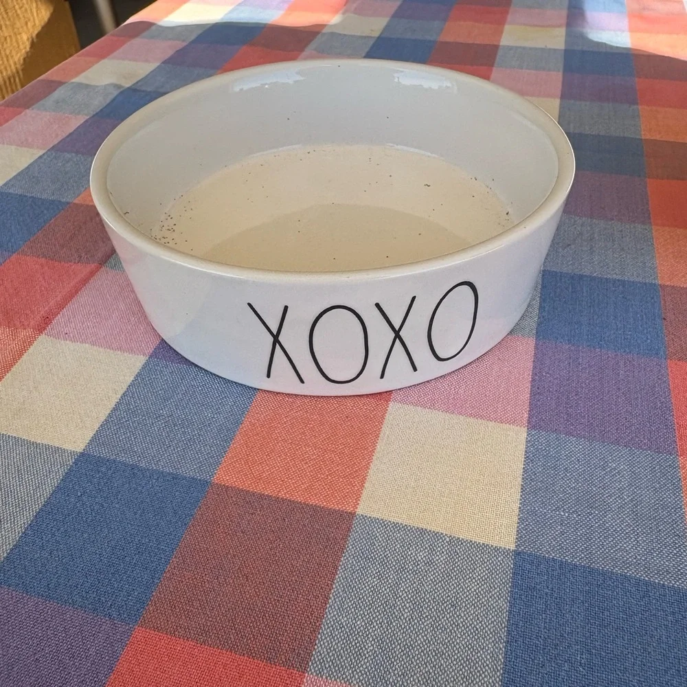 Rae Dunn White XOXO Ceramic Bowl